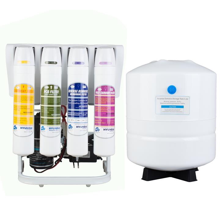 دستگاه تصفیه آب هیوندای کره جنوبی مدل HQ7-4FRS HYUNDAI WATER PURIFIER SYSTEM HQ7-4FRS